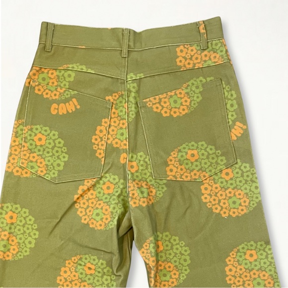 Lisa Says Gah UO Exclusive Printed Robyn Jean Colorful Flower Power Ying Yang - Picture 11 of 13